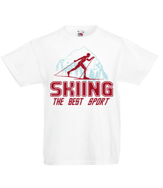 Czas na narciarstwo - Koszulka z nadrukiem - Sport - Dziecięca