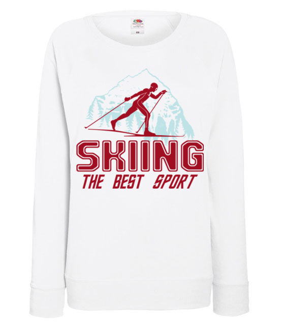 Czas na narciarstwo bluza z nadrukiem sport kobieta jipi pl 367 114