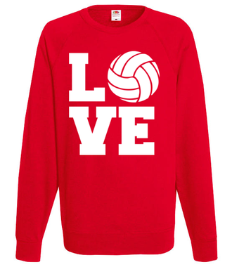 Siatkówkowe love - Bluza z nadrukiem - Sport - Męska