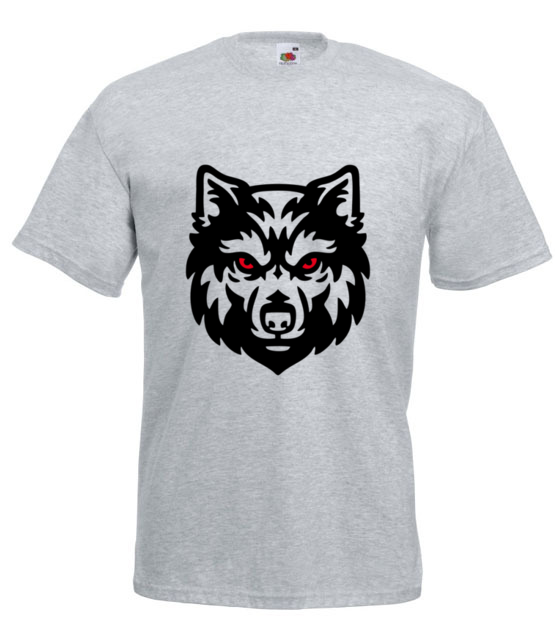 Poczuj w sobie sile wilka koszulka z nadrukiem sport mezczyzna jipi pl 392 6
