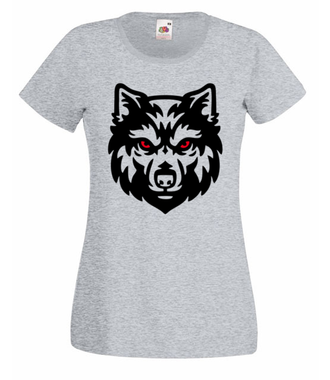 Poczuj w sobie siłę wilka - Koszulka z nadrukiem - Sport - Damska