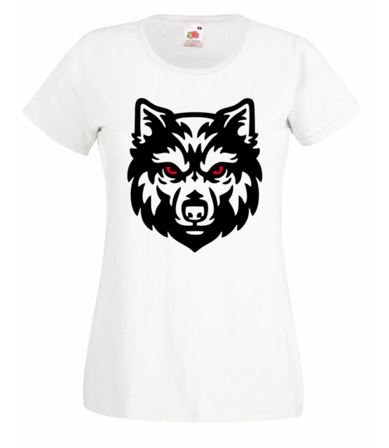 Poczuj w sobie sile wilka koszulka z nadrukiem sport kobieta jipi pl 392 58