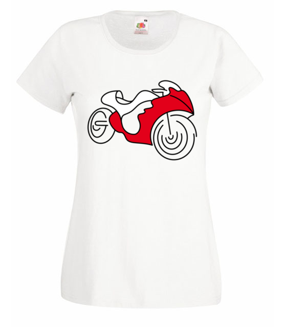 Na szybkim scigaczu koszulka z nadrukiem sport kobieta jipi pl 403 58