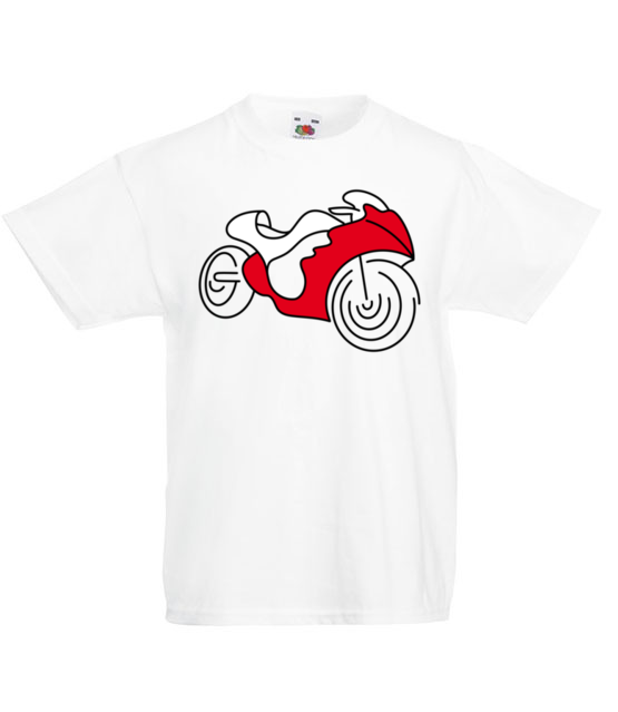 Na szybkim scigaczu koszulka z nadrukiem sport dziecko jipi pl 403 83