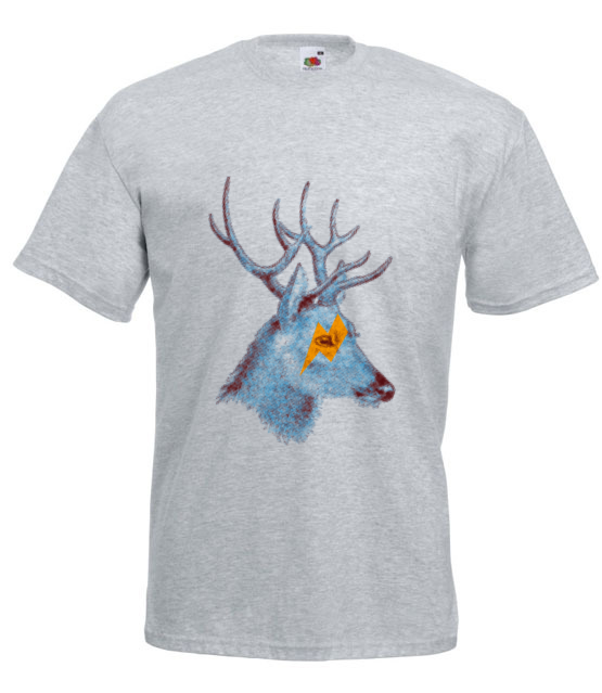 Edzio jelen koszulka z nadrukiem zwierzeta mezczyzna jipi pl 409 6
