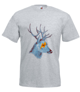 Edzio jeleń - Koszulka z nadrukiem - Zwierzęta - Męska