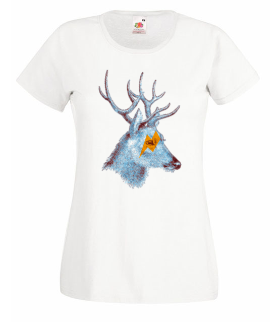 Edzio jelen koszulka z nadrukiem zwierzeta kobieta jipi pl 409 58