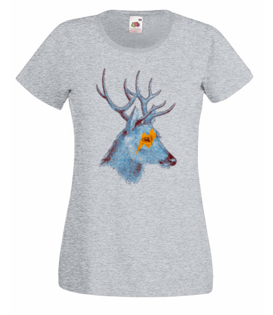 Edzio jelen koszulka z nadrukiem zwierzeta kobieta jipi pl 409 63