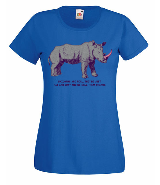 Jednorozce istnieja koszulka z nadrukiem zwierzeta kobieta jipi pl 411 61