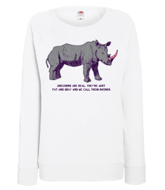 Jednorozce istnieja bluza z nadrukiem milosnicy zwierzat kobieta jipi pl 411 114