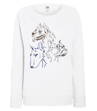 To Pitt czy Bull - Bluza z nadrukiem - Miłośnicy Zwierząt - Damska