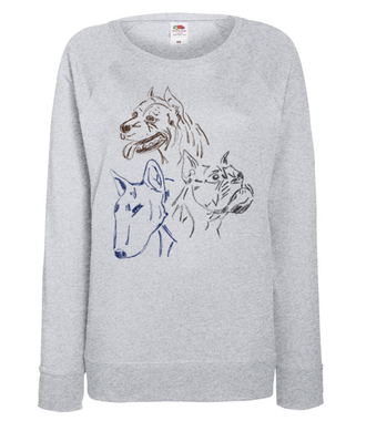 To Pitt czy Bull - Bluza z nadrukiem - Miłośnicy Zwierząt - Damska