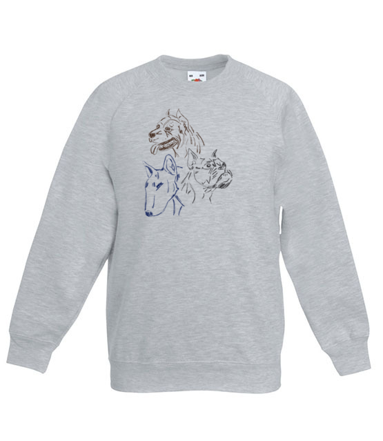To pitt czy bull bluza z nadrukiem milosnicy zwierzat dziecko jipi pl 413 128