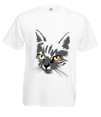 Koszulkowy kitty kat - Koszulka z nadrukiem - Miłośnicy Zwierząt - Męska