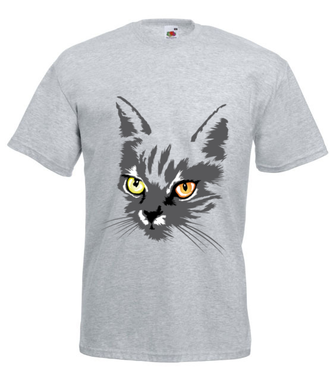 Koszulkowy kitty kat - Koszulka z nadrukiem - Miłośnicy Zwierząt - Męska
