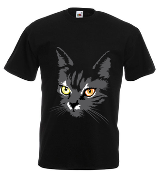 Koszulkowy kitty kat - Koszulka z nadrukiem - Zwierzęta - Męska