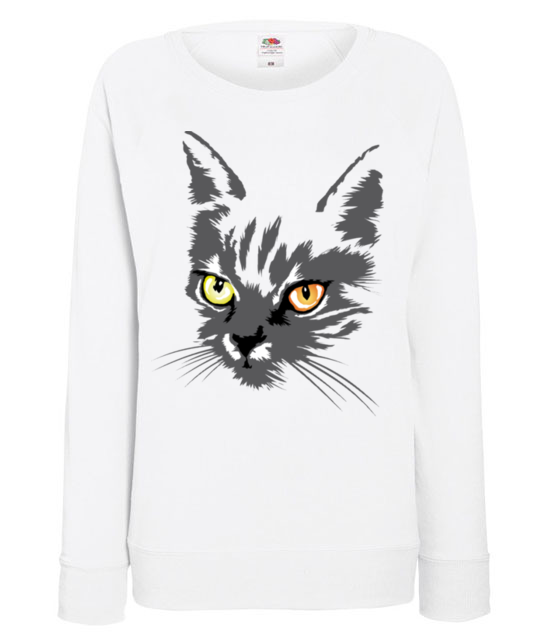 Koszulkowy kitty kat bluza z nadrukiem zwierzeta kobieta jipi pl 414 114
