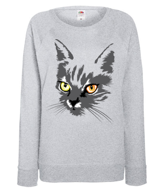 Koszulkowy kitty kat - Bluza z nadrukiem - Miłośnicy Zwierząt - Damska