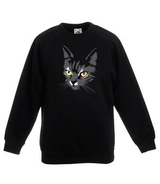 Koszulkowy kitty kat - Bluza z nadrukiem - Miłośnicy Zwierząt - Dziecięca