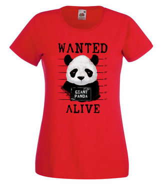 Poszukiwana panda - Koszulka z nadrukiem - Miłośnicy Zwierząt - Damska