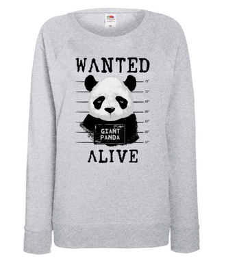 Poszukiwana panda - Bluza z nadrukiem - Miłośnicy Zwierząt - Damska