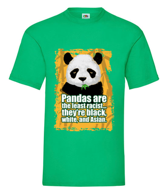 Wielorasowa panda - Koszulka z nadrukiem - Miłośnicy Zwierząt - Męska