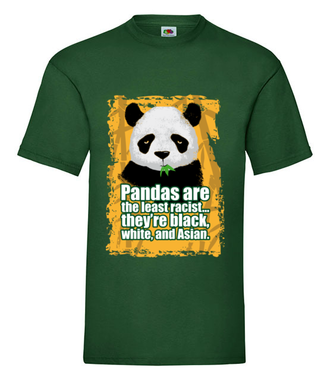 Wielorasowa panda - Koszulka z nadrukiem - Miłośnicy Zwierząt - Męska