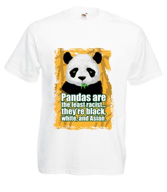 Wielorasowa panda - Koszulka z nadrukiem - Miłośnicy Zwierząt - Męska