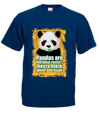 Wielorasowa panda - Koszulka z nadrukiem - Miłośnicy Zwierząt - Męska