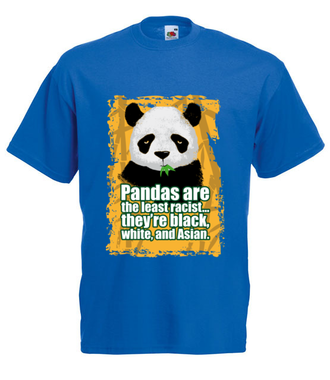 Wielorasowa panda - Koszulka z nadrukiem - Miłośnicy Zwierząt - Męska