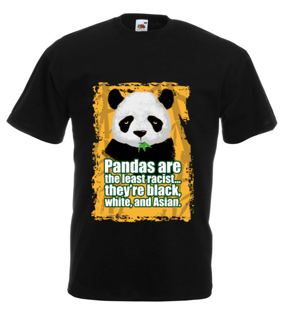 Wielorasowa panda koszulka z nadrukiem zwierzeta mezczyzna jipi pl 419 1