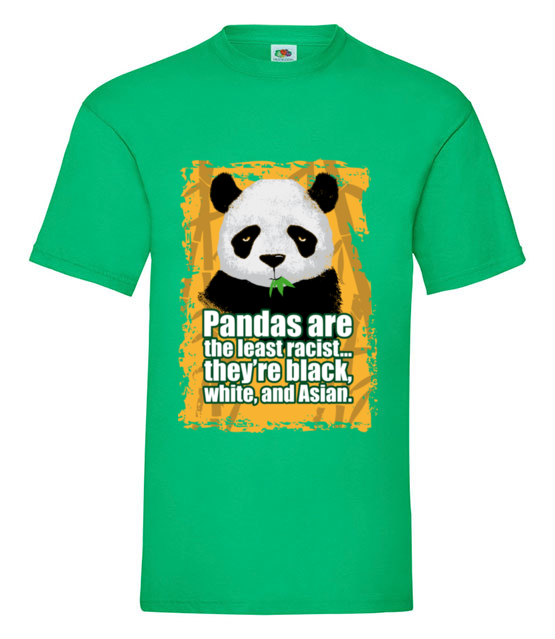Wielorasowa panda koszulka z nadrukiem zwierzeta mezczyzna jipi pl 419 186