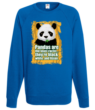Wielorasowa panda - Bluza z nadrukiem - Miłośnicy Zwierząt - Męska