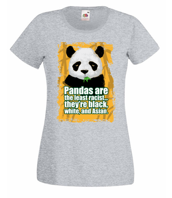 Wielorasowa panda koszulka z nadrukiem zwierzeta kobieta jipi pl 419 63