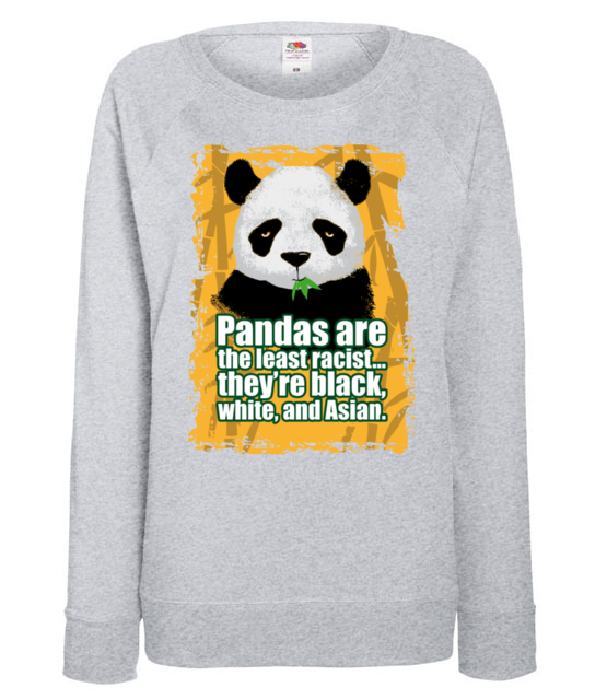 Wielorasowa panda bluza z nadrukiem zwierzeta kobieta jipi pl 419 118