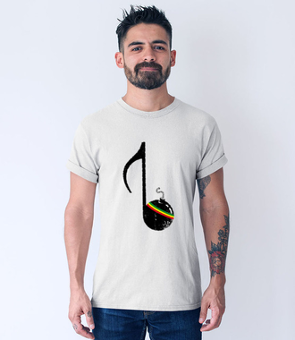 Rasta brzmienia - Koszulka z nadrukiem - Muzyka - Męska