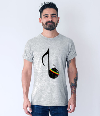 Rasta brzmienia - Koszulka z nadrukiem - Muzyka - Męska