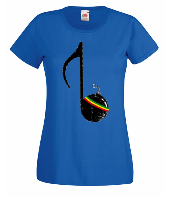 Rasta brzmienia koszulka z nadrukiem muzyka kobieta jipi pl 88 61