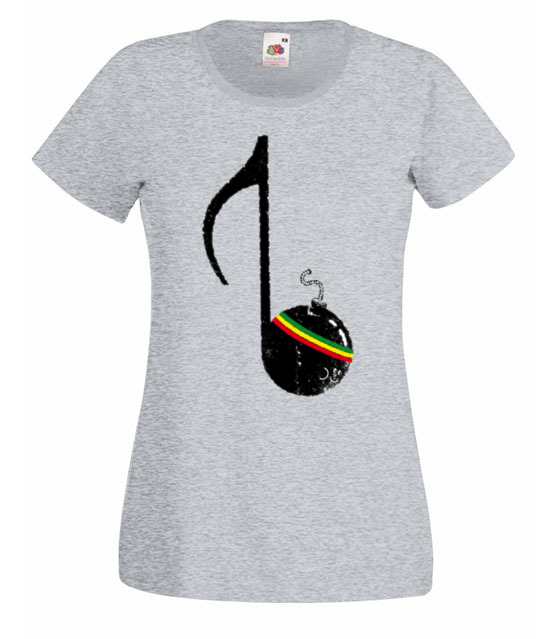 Rasta brzmienia koszulka z nadrukiem muzyka kobieta jipi pl 88 63