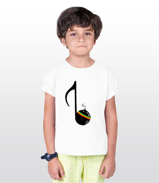 Rasta brzmienia koszulka z nadrukiem muzyka dziecko jipi pl 88 95