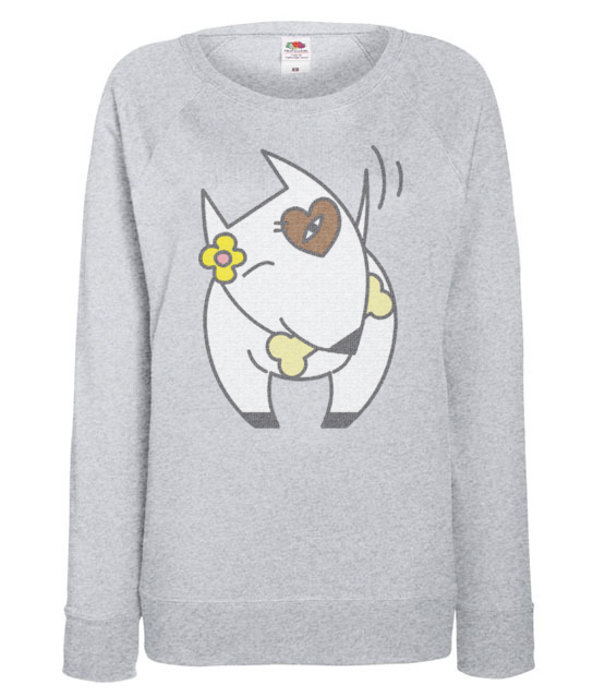Pitbull o milym usposobieniu bluza z nadrukiem milosnicy zwierzat kobieta jipi pl 423 118