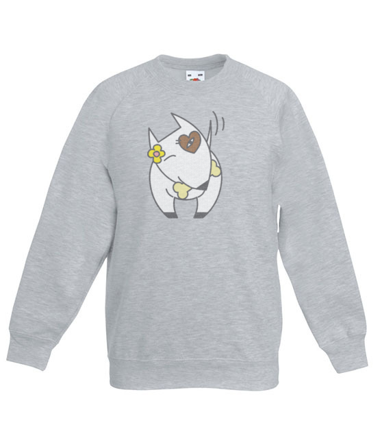 Pitbull o milym usposobieniu bluza z nadrukiem milosnicy zwierzat dziecko jipi pl 423 128