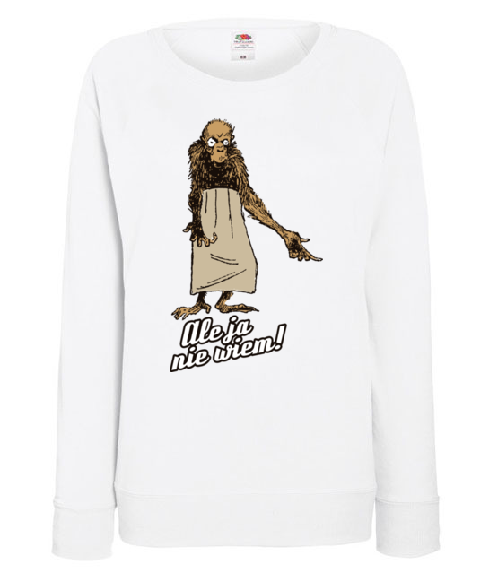 Ale o co chodzi ja nie wiem bluza z nadrukiem milosnicy zwierzat kobieta jipi pl 425 114