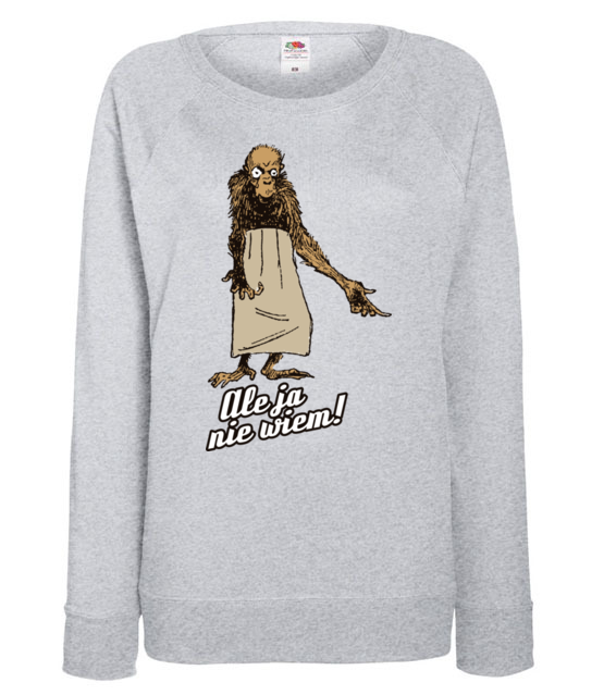 Ale o co chodzi ja nie wiem bluza z nadrukiem milosnicy zwierzat kobieta jipi pl 425 118