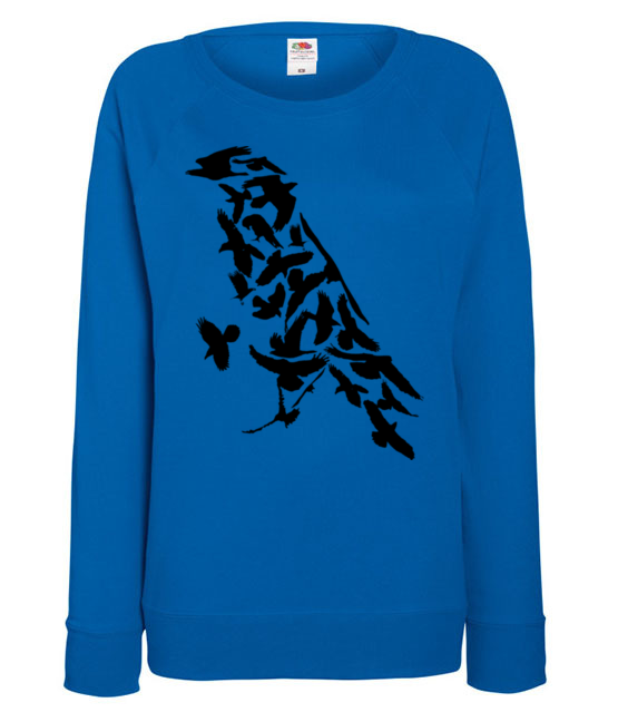 Krucze opowiesci bluza z nadrukiem milosnicy zwierzat kobieta jipi pl 426 117