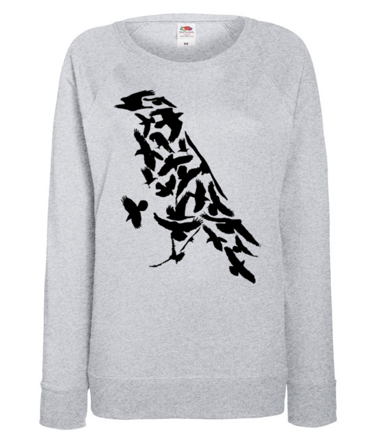 Krucze opowiesci bluza z nadrukiem milosnicy zwierzat kobieta jipi pl 426 118