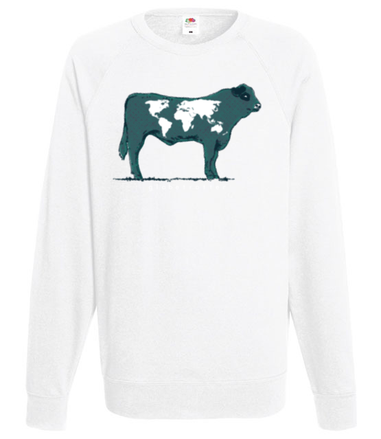 Na krowie sie nie miesci bluza z nadrukiem milosnicy zwierzat mezczyzna jipi pl 427 106