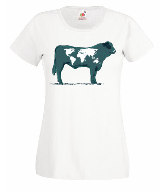 Na krowie sie nie miesci koszulka z nadrukiem zwierzeta kobieta jipi pl 427 58