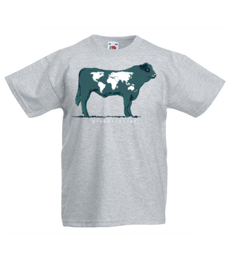 Na krowie się nie mieści - Koszulka z nadrukiem - Zwierzęta - Dziecięca