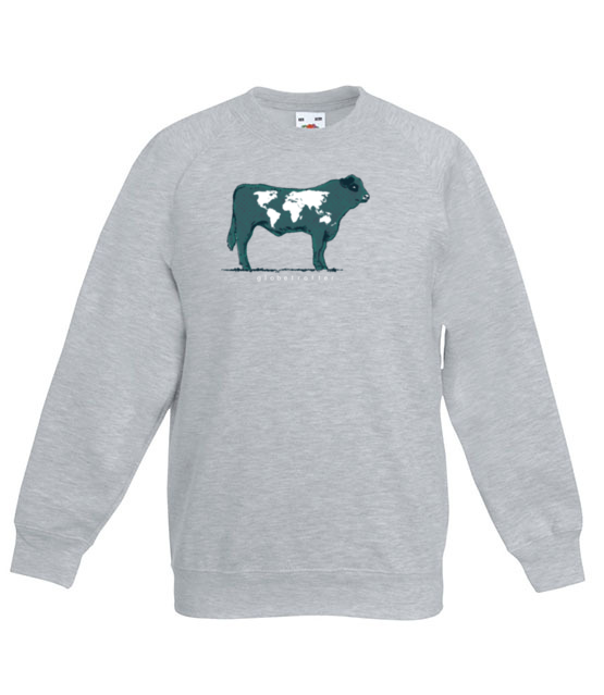 Na krowie sie nie miesci bluza z nadrukiem zwierzeta dziecko jipi pl 427 128